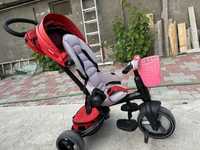 Tricicleta multifunctionala pt copii Alto, +10 luni, Rosu, Coccolle