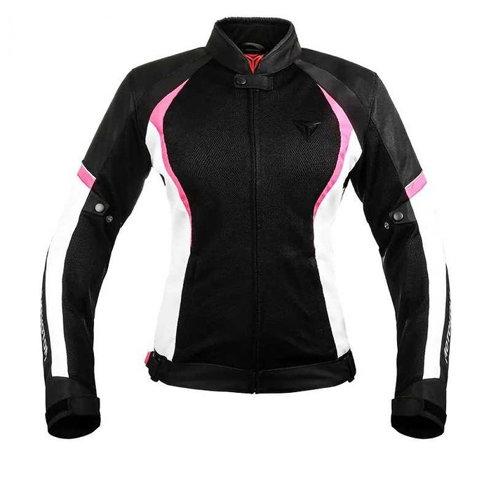 Geaca moto femei 600d Oxford mesada protectii spate umeri coate