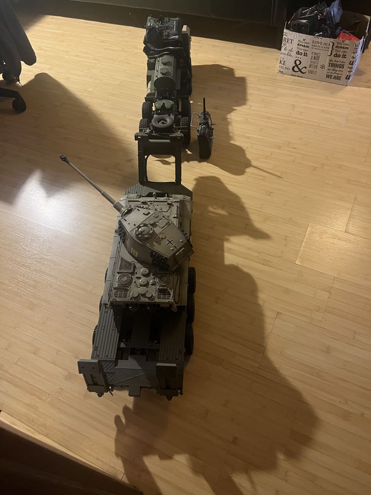 Ansamblu rc Hg p802+hg p806 + kingtiger torro