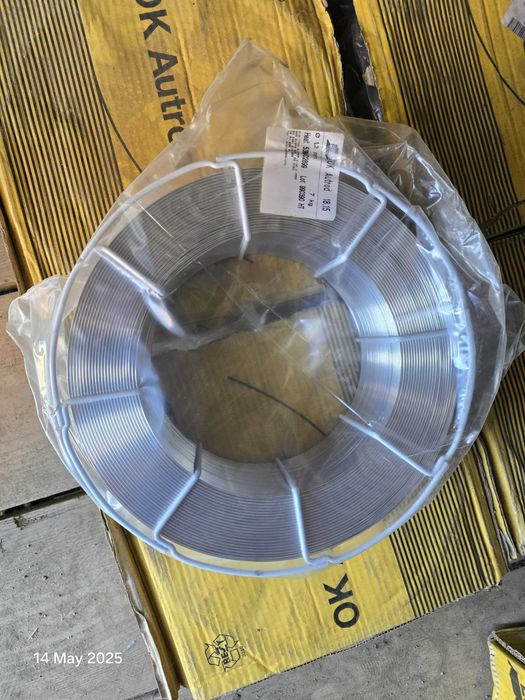 Sarma sudura aluminiu ESAB Autrod 18.04 & 18.15, grosime 1.2 mm