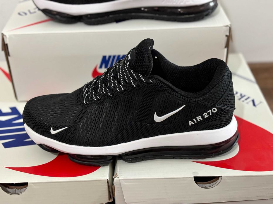 Nike Air Max 270 - Черно с бяло, размери 41, 42, 43, 44