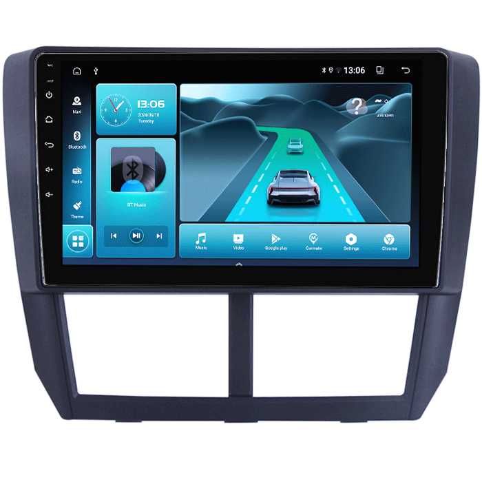 Navigatie Subaru Forester 3 2007-2013, Android 14,  4GB RAM/64GB ROM