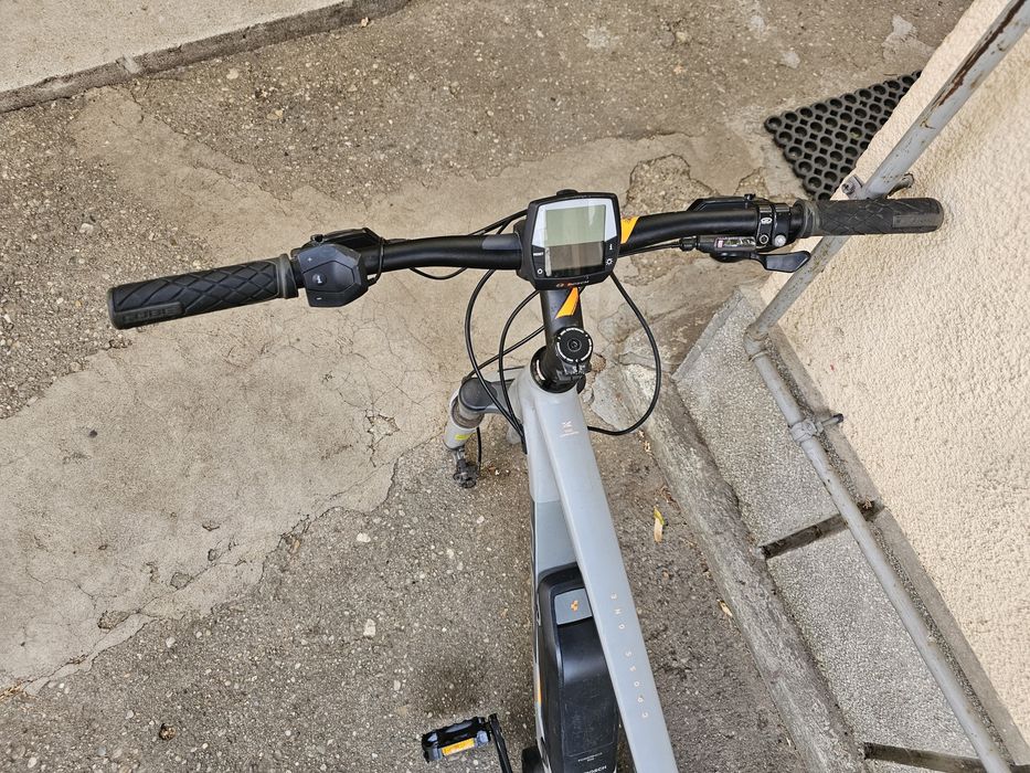Bicicleta electrica Cube Cross Hybrid One 400 gri/orange 2017