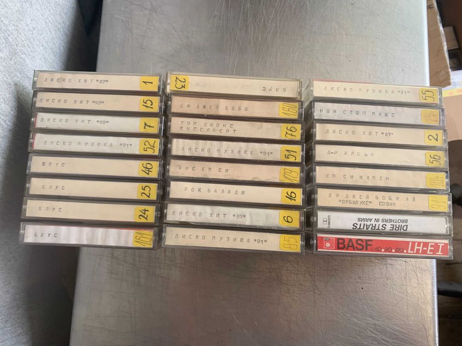 аудио   JVC - TDK - BASF- FUJI - SONY