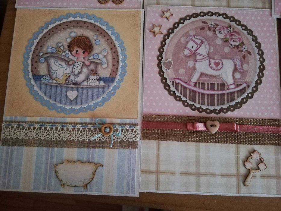 Картички за бебе и дете ГОЛЕМИ ръчна изработка