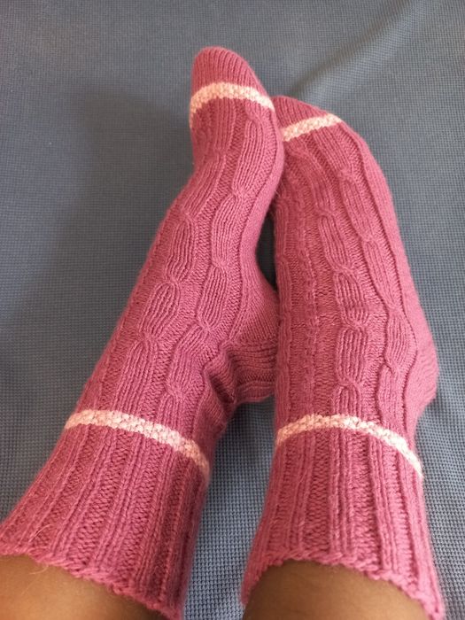 Носки вязаные, носки шерстяные ручной работы.