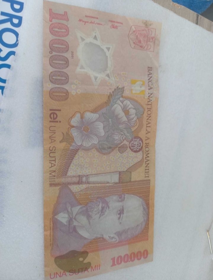 Bancnota 10000 de Nicolae Grigorescu