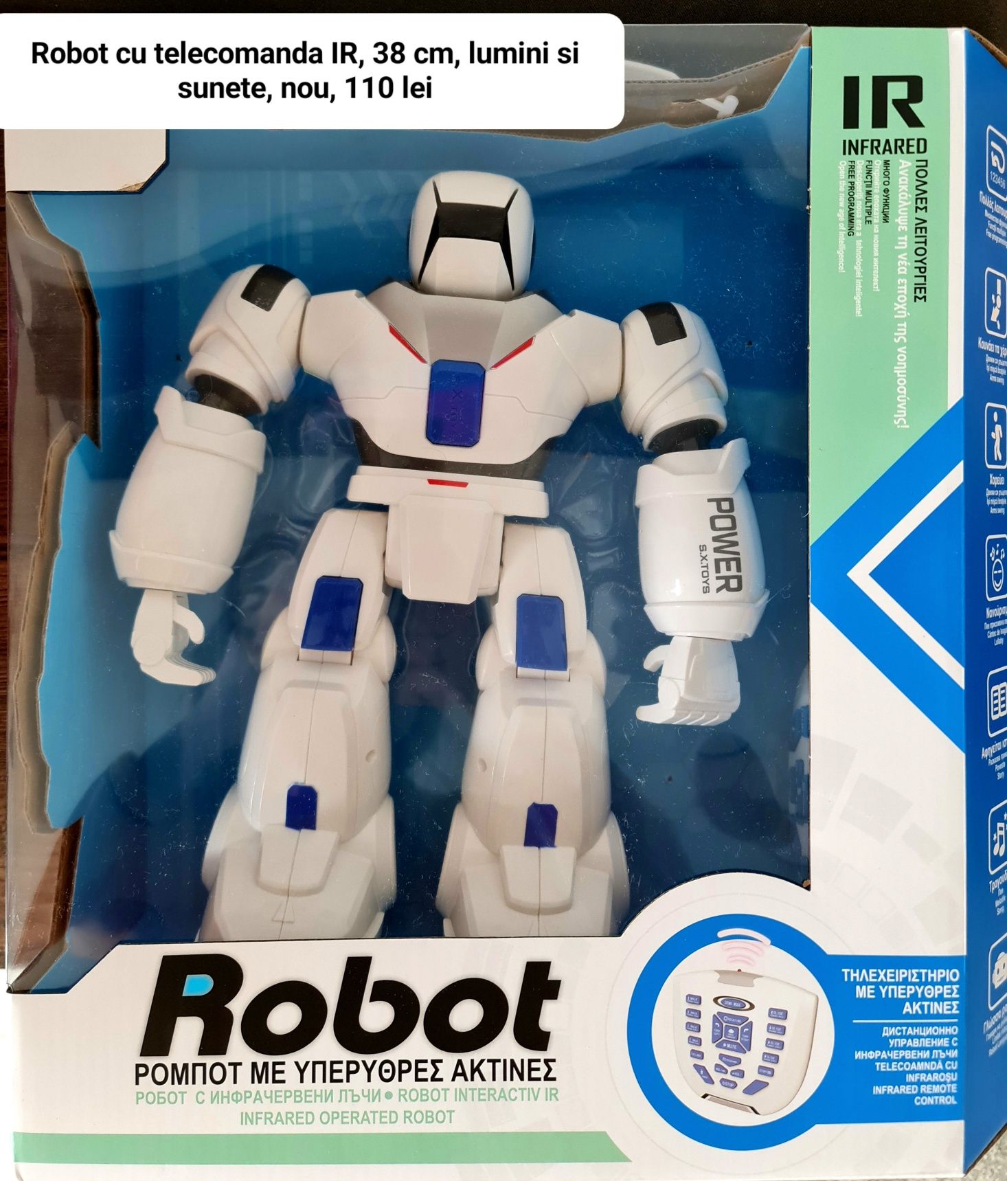 Robot interactiv transformers cu telecomanda interactiv cadou