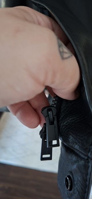 Geaca piele barbati Massimo Dutti