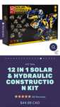 Конструктор 12 in 1 Solar & Hydraulic Construction Kit