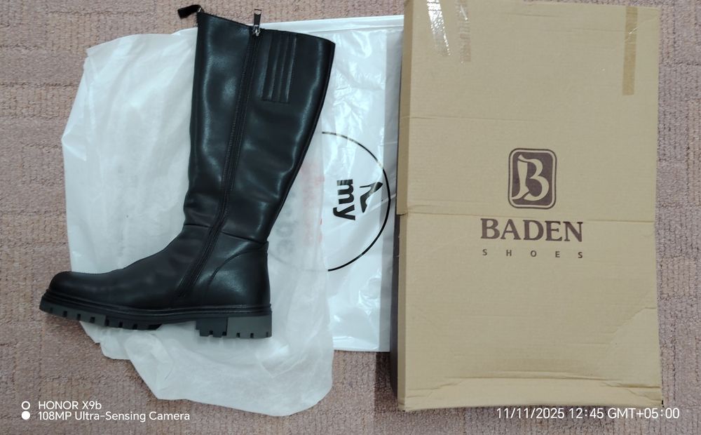 Сапоги, женские, натуральная кожа, натуральный мех.