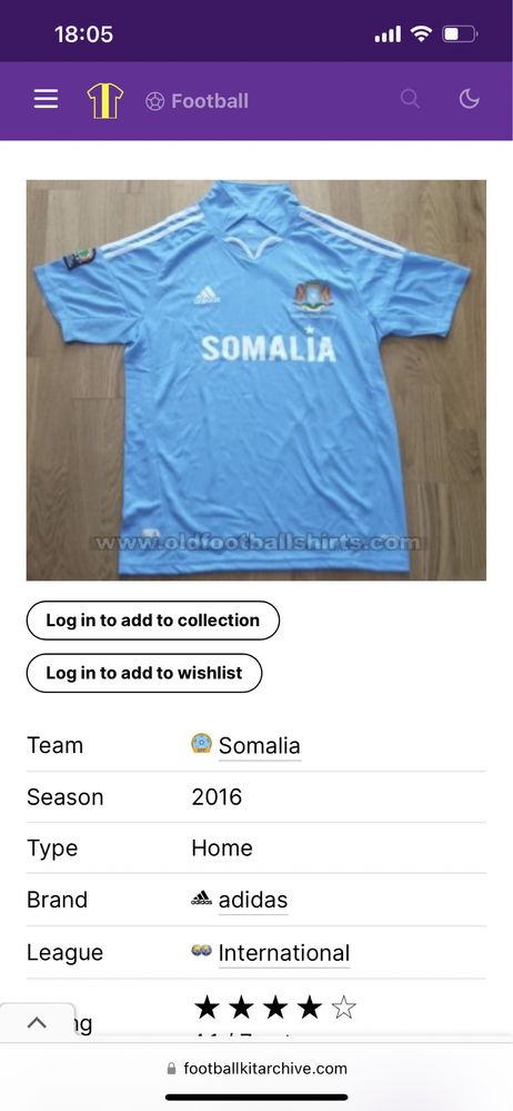 Tricou adidas Somalia