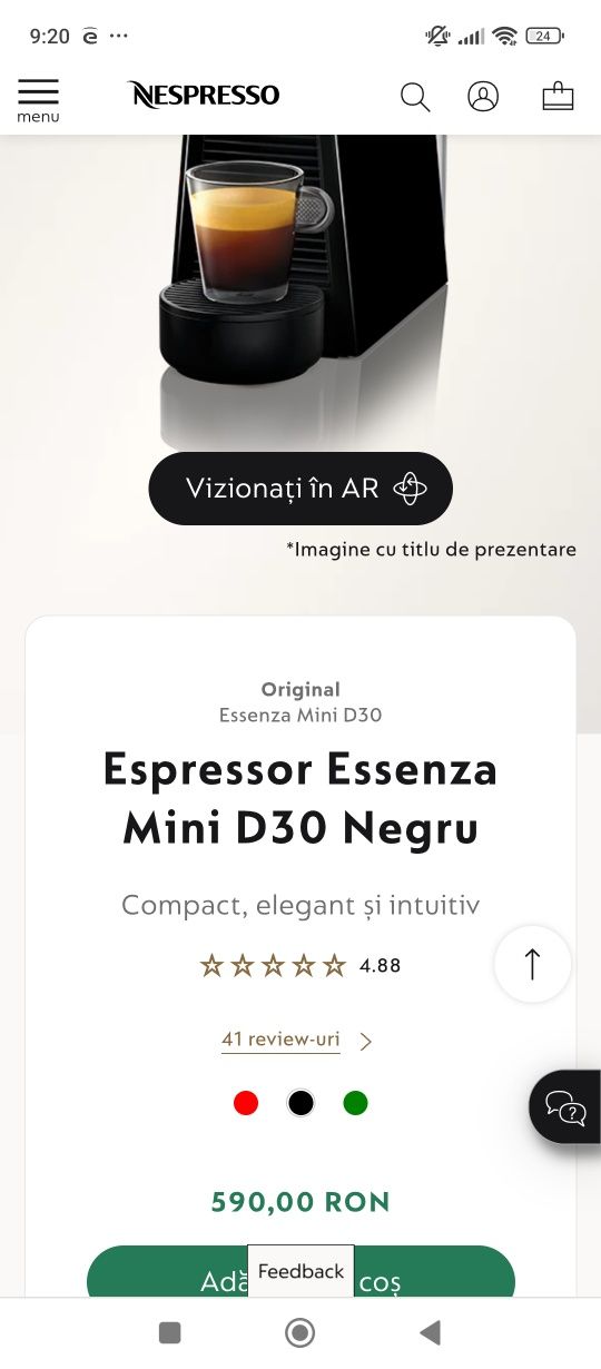 Espresso Nesspreso