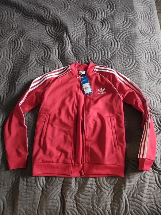 Детско горнище Adidas, анцунг, Track Top, червен, размер М