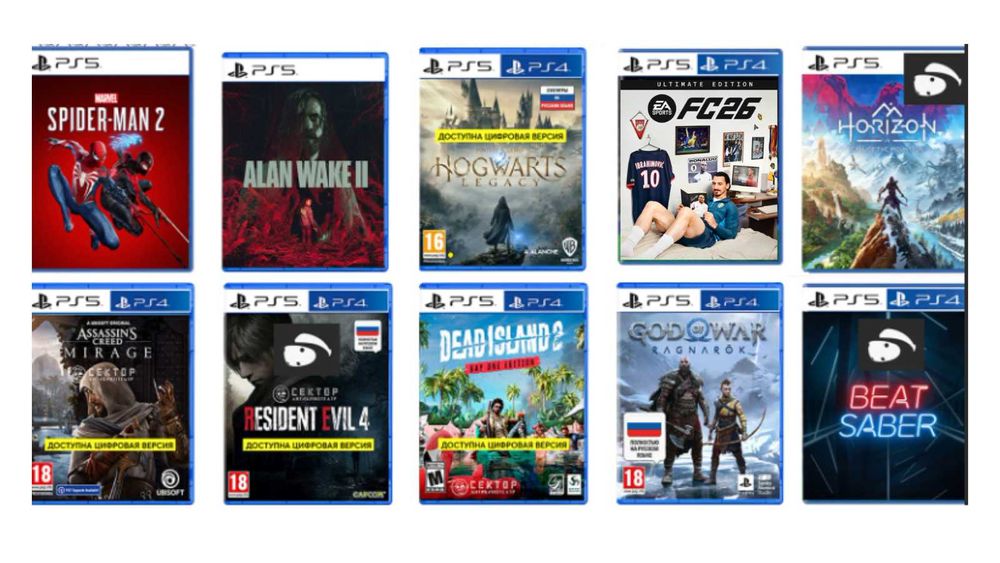 Игры для приставок на Playstation (ps4 ps5 пс4 пс5 установка закачка)