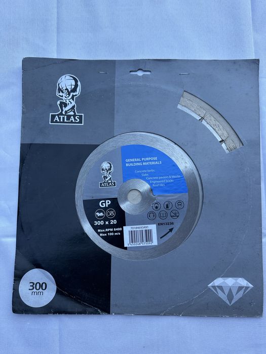 Disc diamantat/panza diamantata 300mm