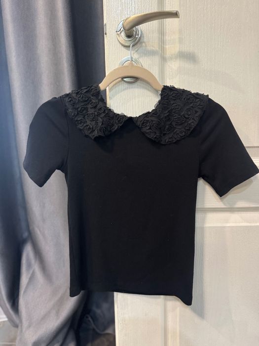 Черни блузки с къси ръкави