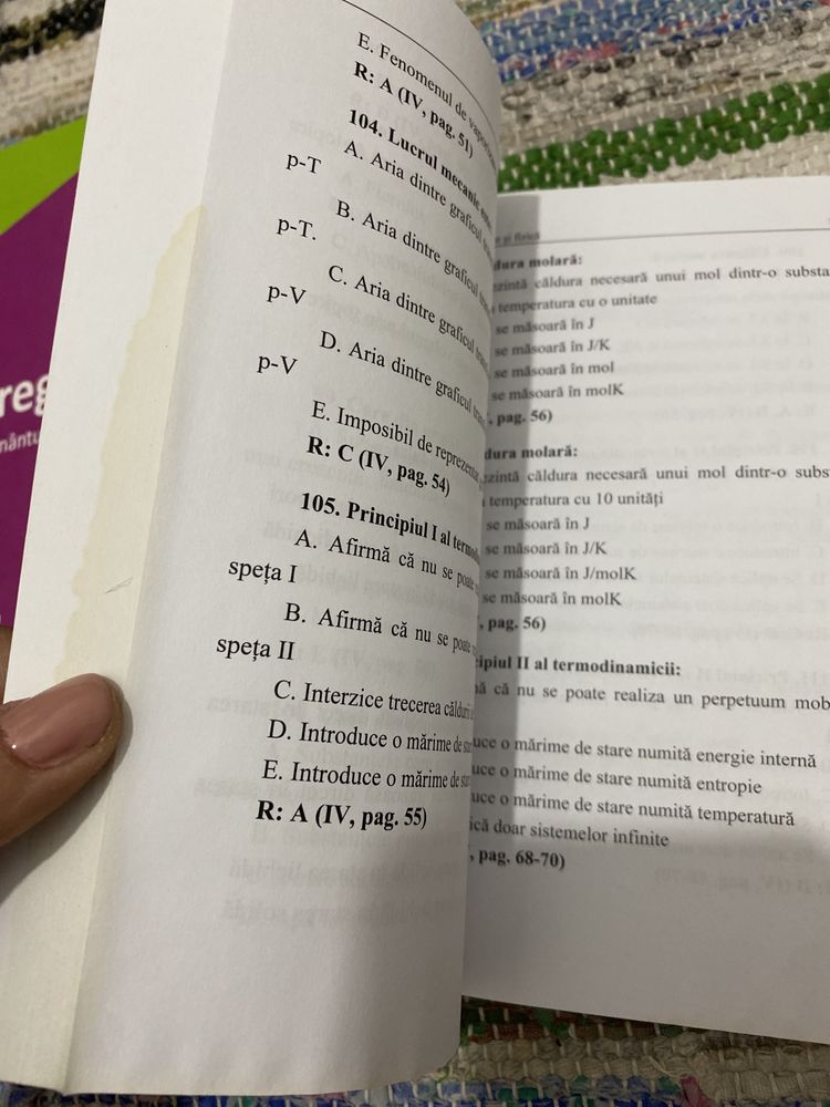 Titu Maiorescu teste grila Medicina + teste grila chimie si fizica