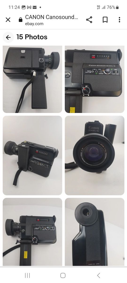 Camera Canon canosound-514XL 8mm