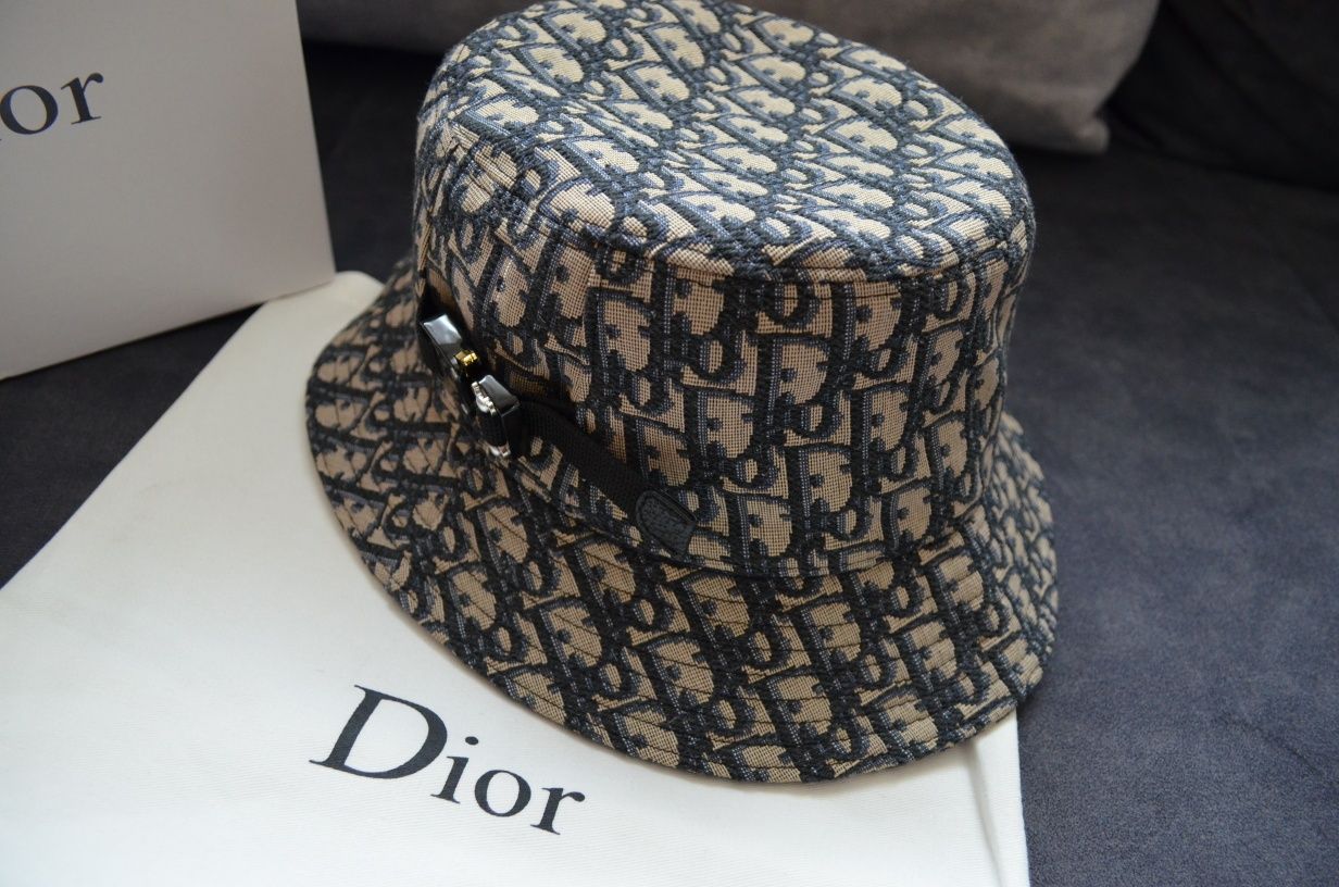 Шапка Диор идиотка / Dior Oblique Bucket Hat