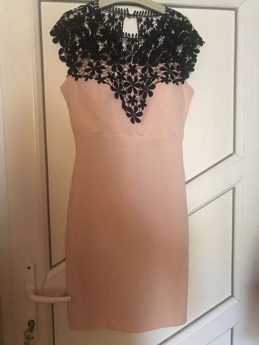 Rochie roz pal , elastica