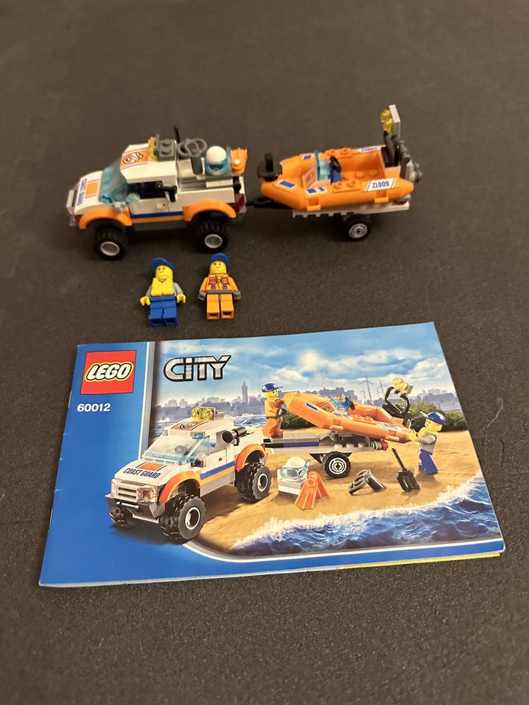 Lego City 60012 Masina 4x4 si Barca de Scafandri