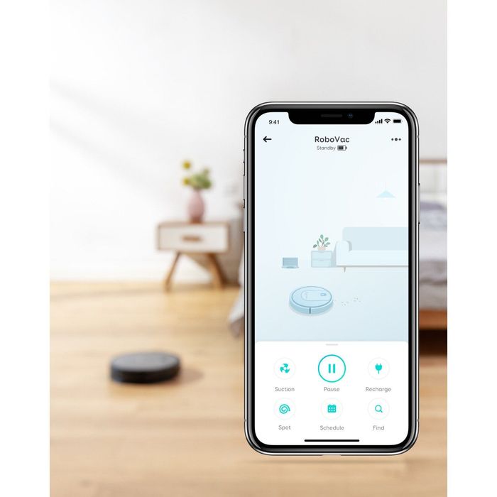 Aspirator robot smart Anker eufy RoboVac G10 Hybrid, Vacuum-Mop 2-in-1