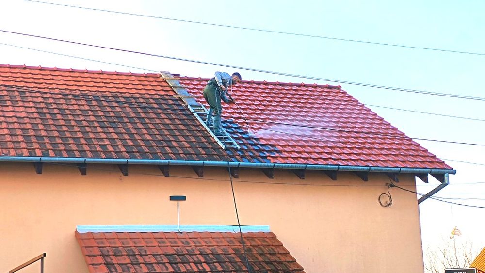 Spalare Reconditionare si Sablare   pavaj  tigla  fatade etc ...