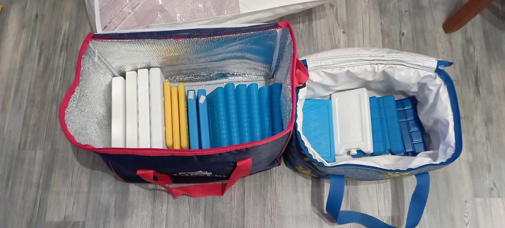 2 бр. хладилни чанти с 20 бр.охладители