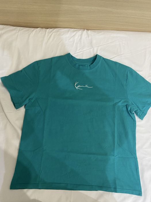 Tricou Turcuaz Kani Elegant cu Maneca Scurta