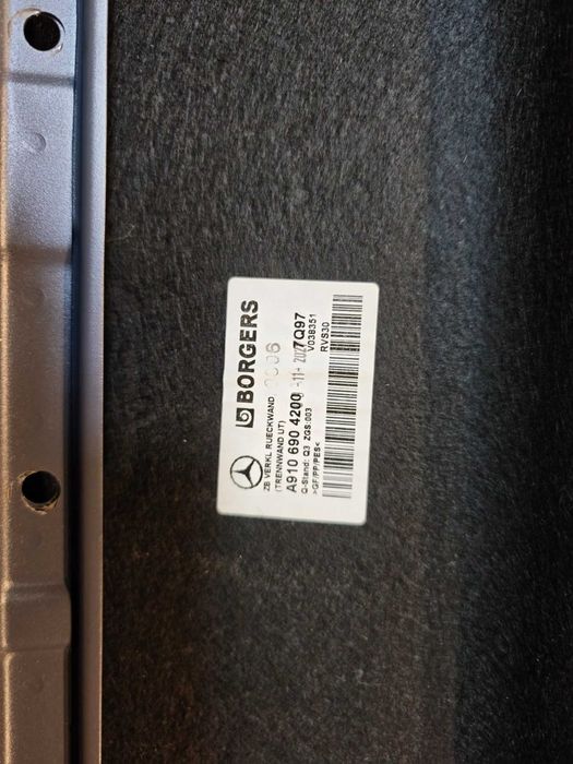 Преградна стена за mercedes sprinter 907