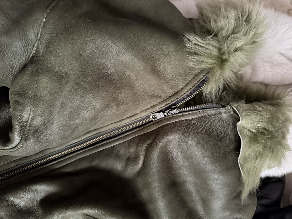 Cojoc de piele cu blana