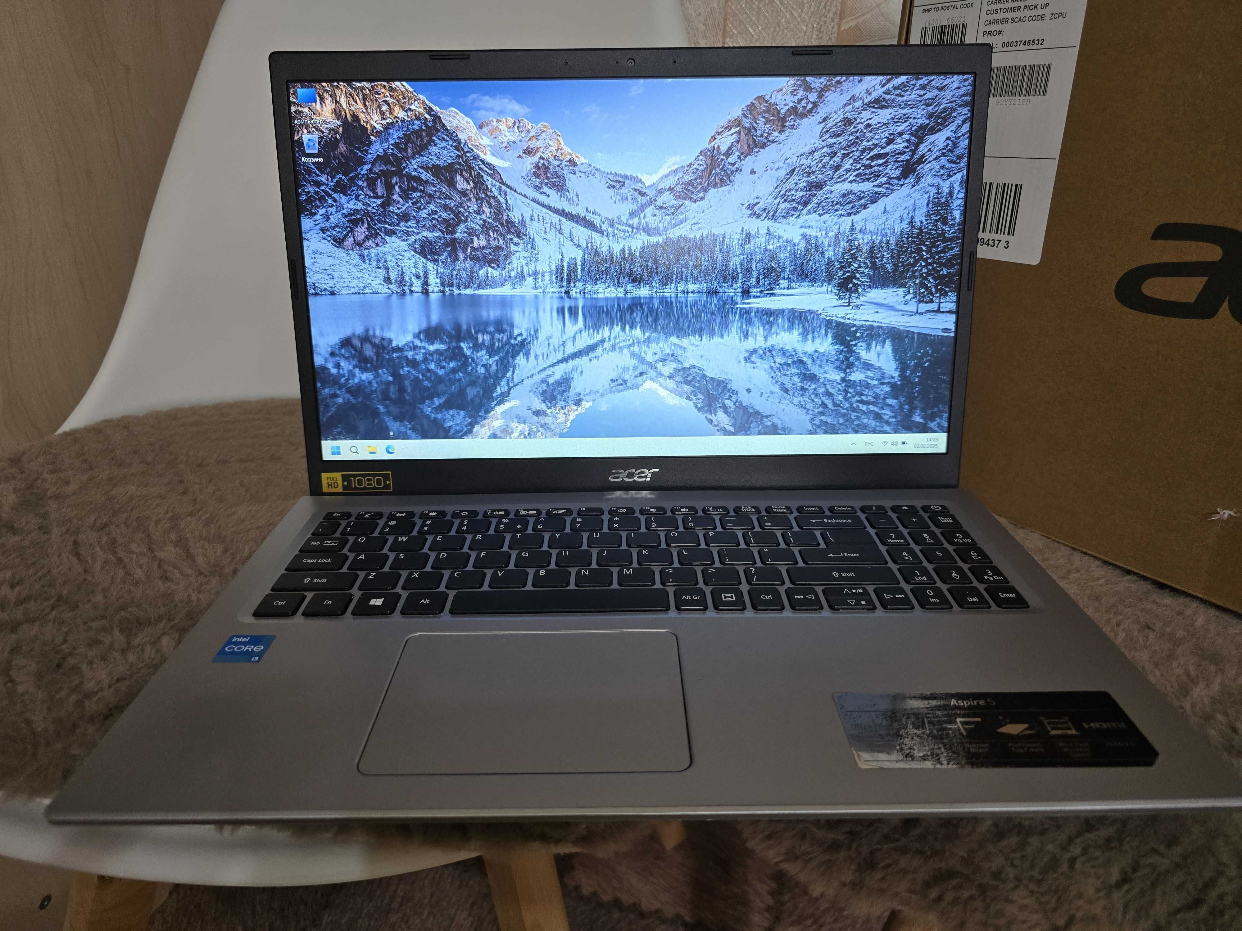 Ноутбук Acer Aspire 5 / i3-11 Gen в отличном состоянии