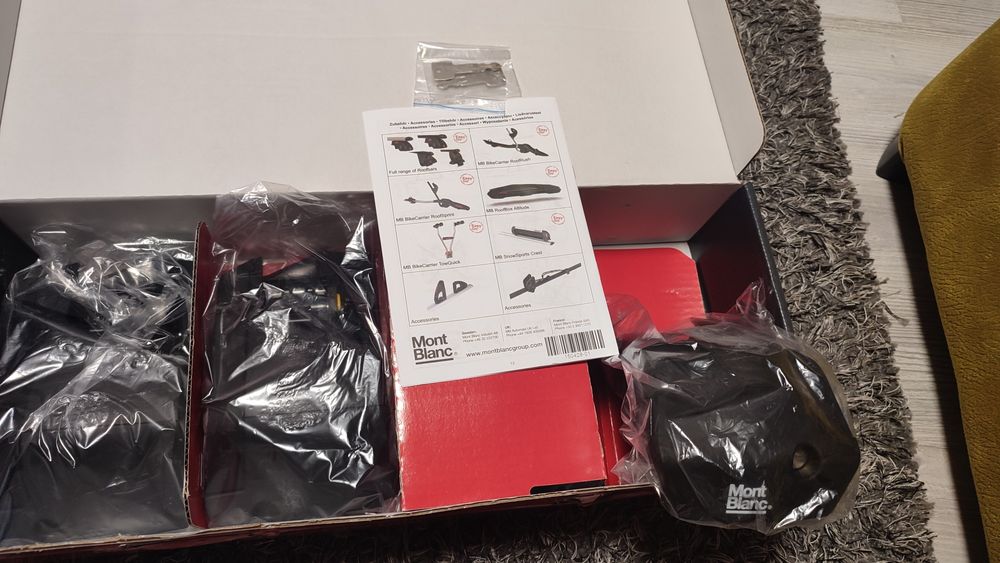 Kit montaj bare portbagaj  MontBlanc NOI