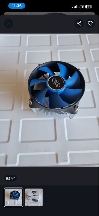 Продам кулер для процессора deepcol