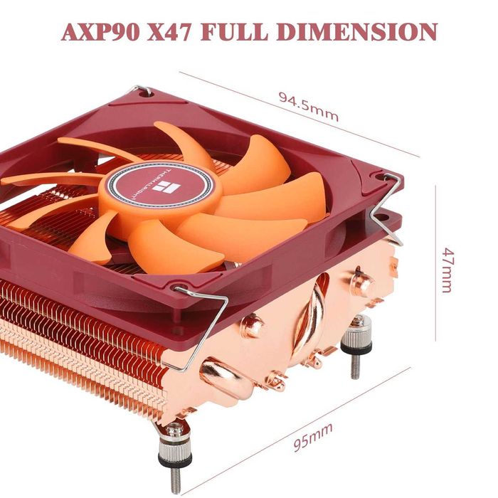 Cooler CPU Thermalright AXP90-X47 profil redus,PWM AGHP,AMD Intel