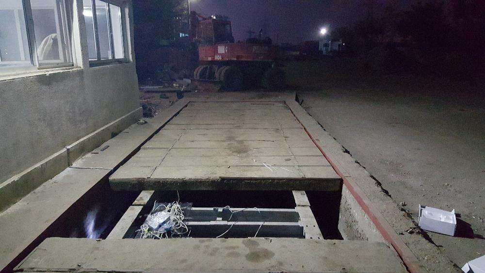 Modernizare cantar auto pod bascula mecanic vechi si prelungire la 18m