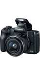 Canon EOS M50 Mirrorless + Obiectiv 15-45mm IS STM, 24.1MP, 4K, Wi-Fi