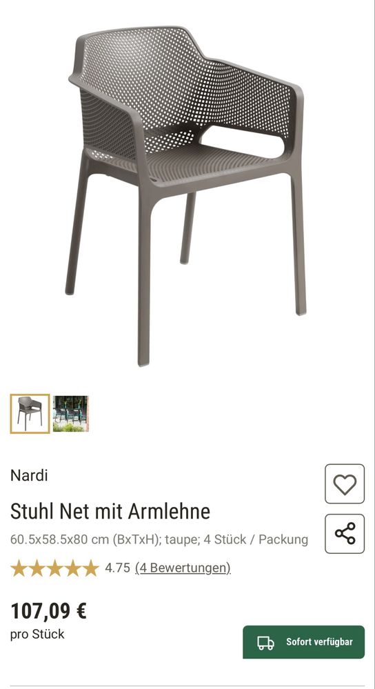 Scaune Nardi/ scaune terasa
