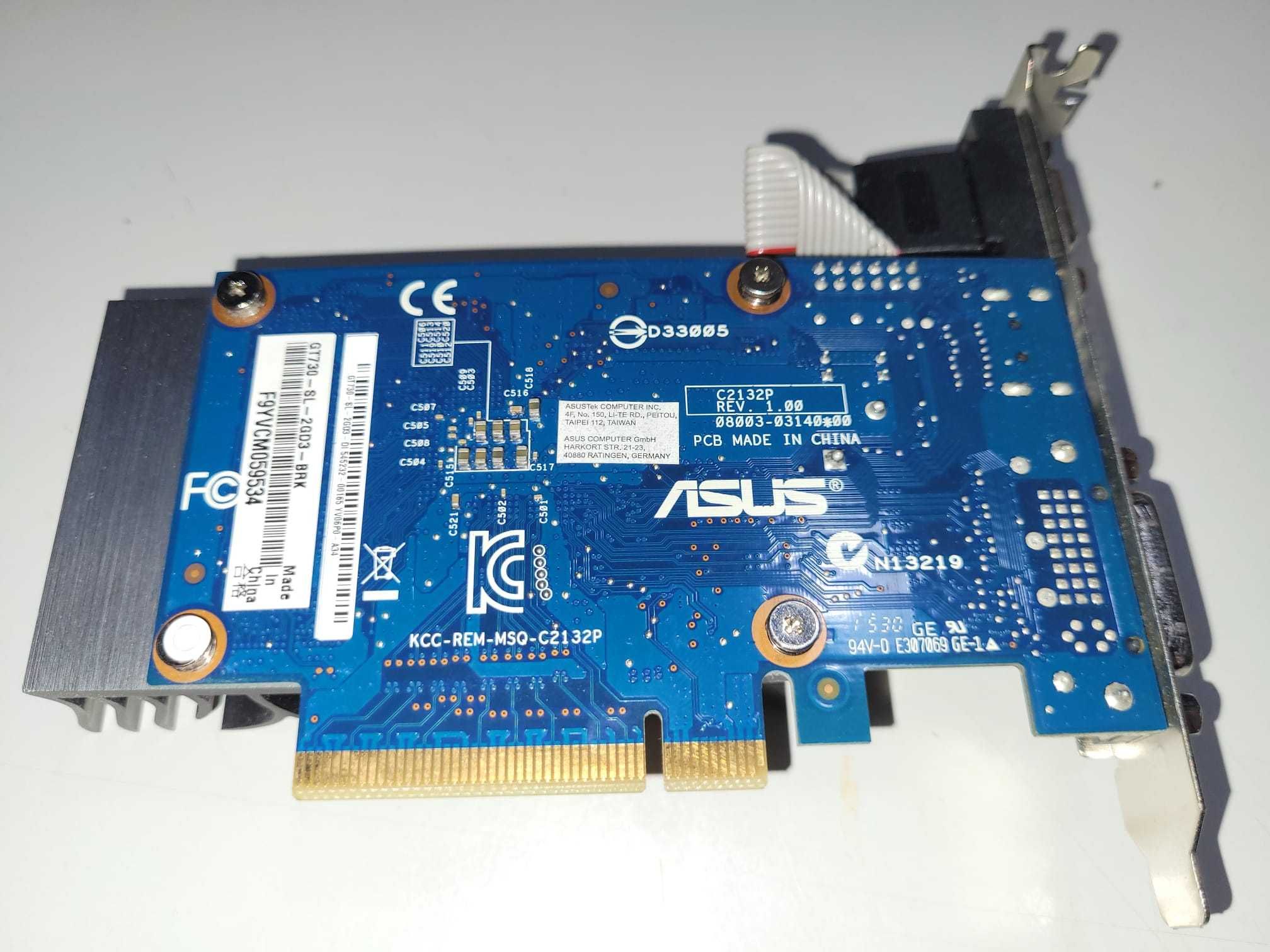 Placa Video ASUS GT730 2GB Silent, GT730-SL-2GD3-BRK stare perfecta