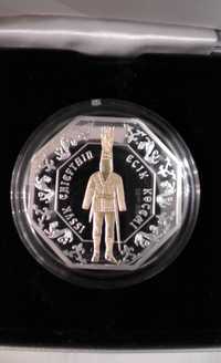 Монета коллекционная серебро, Иссыкский вождь (Золотой человек)