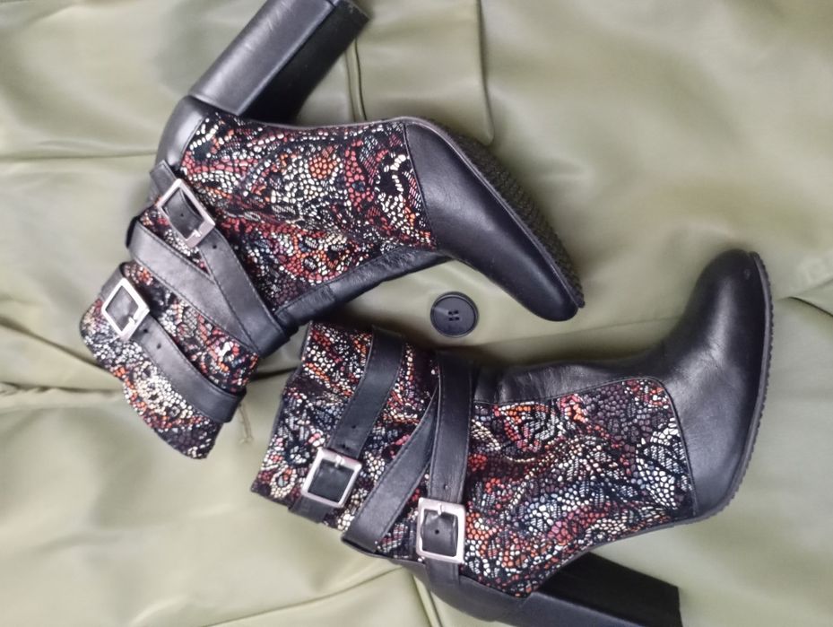 Botine piele naturala