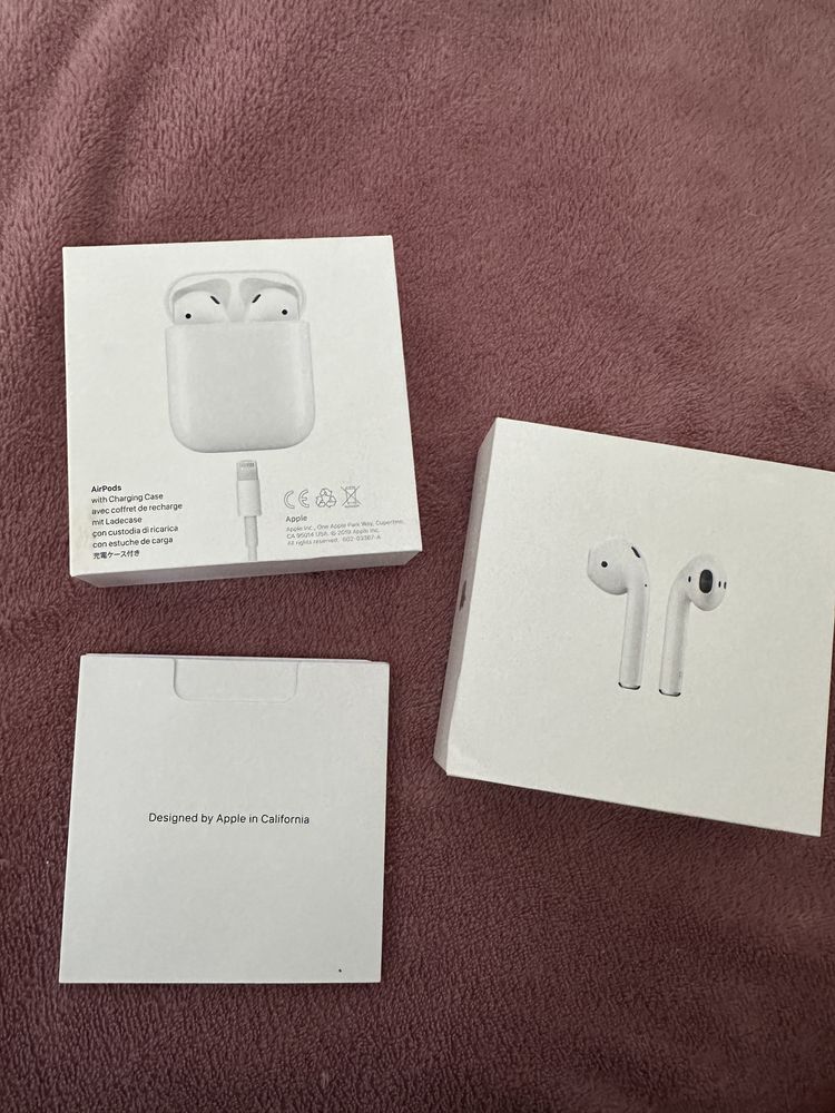 cutie originala Airpods 2 de vanzare