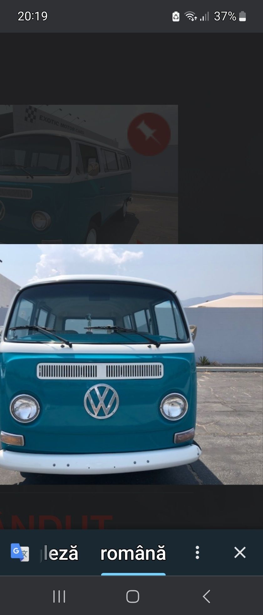 Emblema metalica Nichel Crom -vintage Volkswagen Van  Beetle Hippie