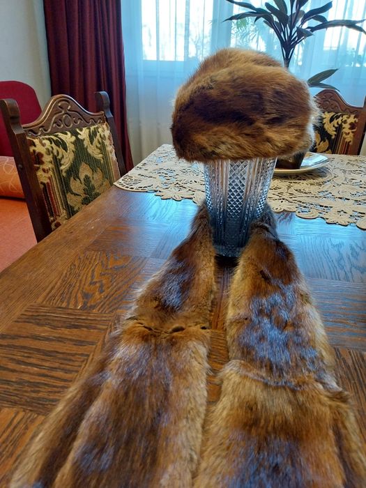 Set caciula+guler bizam