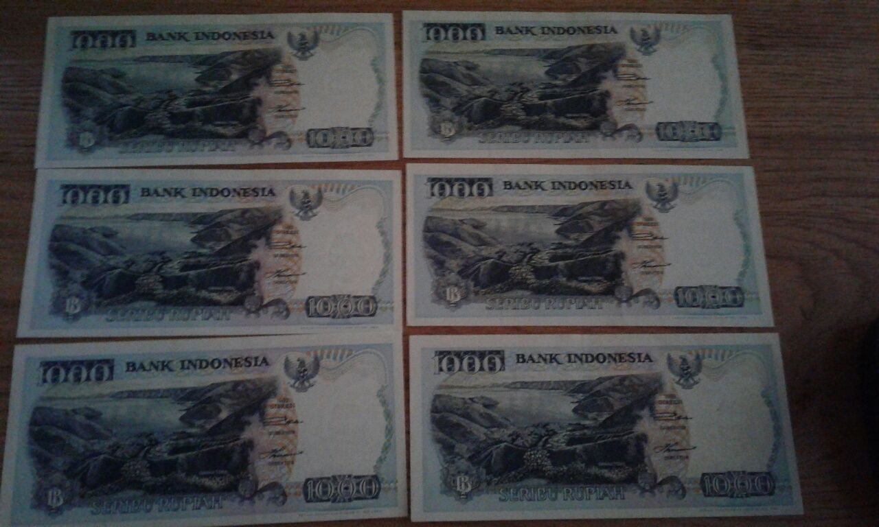 1000 Seribu Rupiah Indonezia 1992