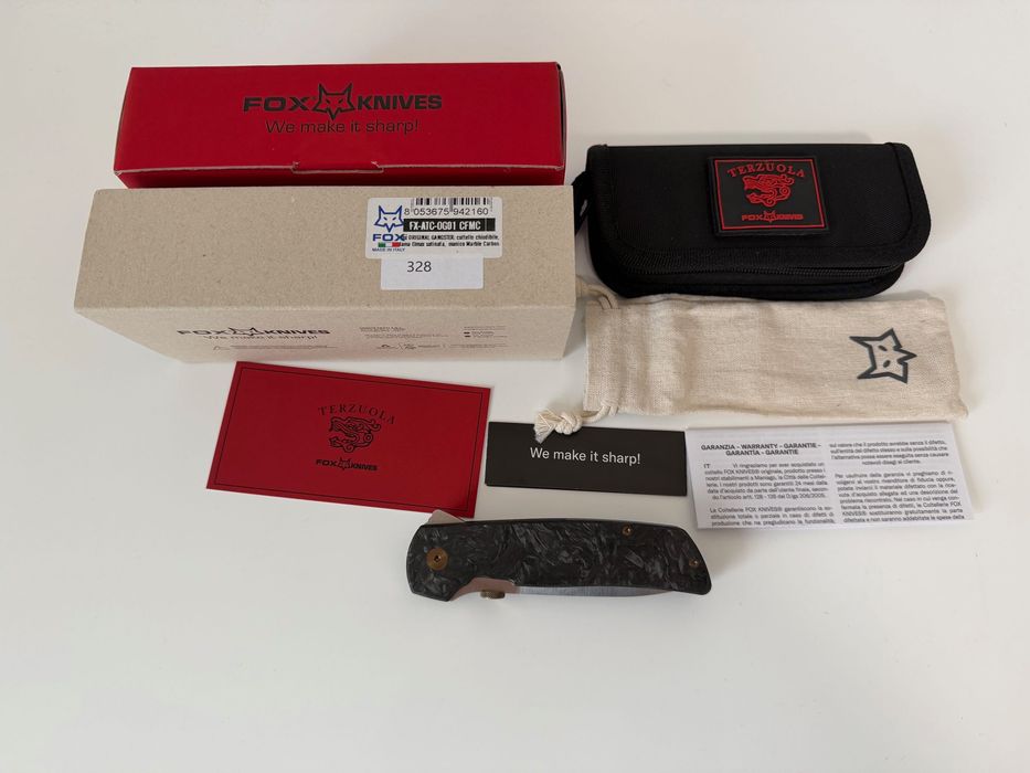 Briceag Fox Knives ATCF Original Gangster Christmas Ed FX ATC OG01CFMC