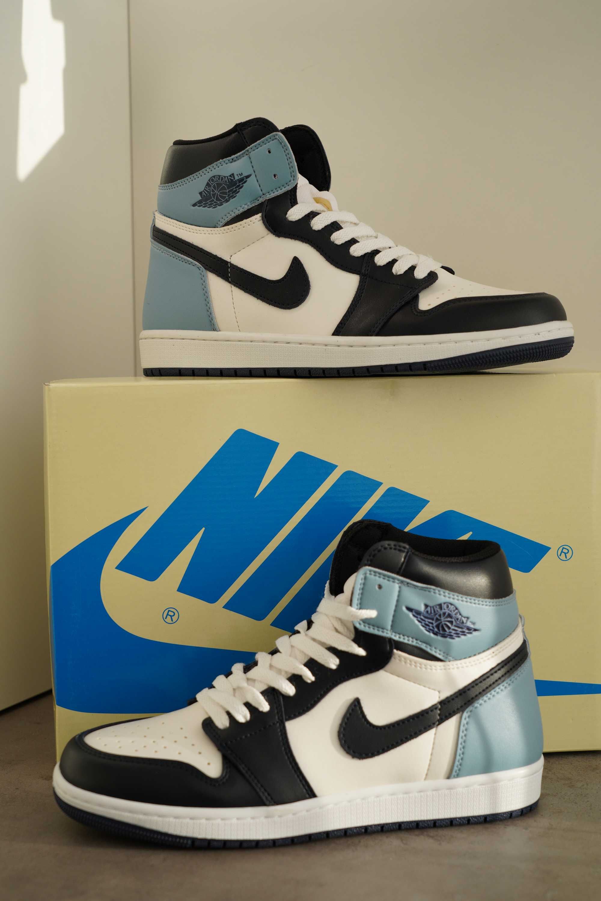Adidași Jordan 1 OBSIDIAN - Toate Mărimile Disponibile, Cu Cutie