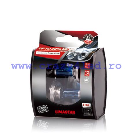 Set 2 becuri Halogen Xenon Ultimatate Efect 12v 55w Limastar H15