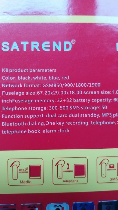 Vamd mini telefon Satrend Aiek k8, sigilat, garantie la Emag